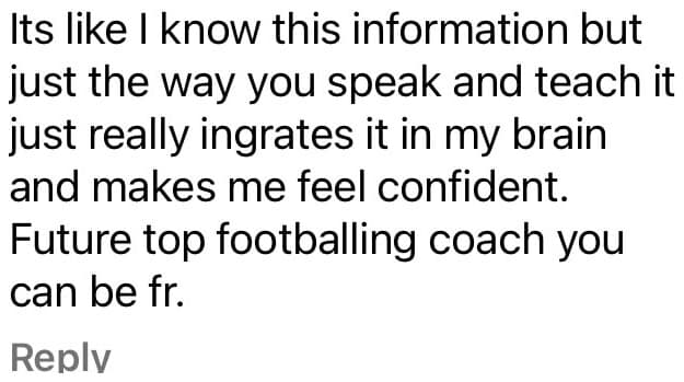 Comment: It's like I know this information but just the way you speak and teach it really integrates it in my brain and makes me feel confident.