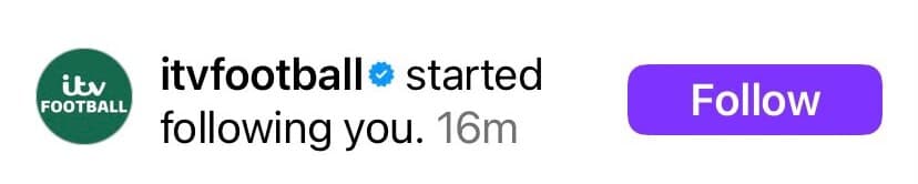 itvfootball started following you.